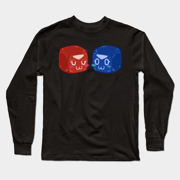 Beat Saber UwU OwO Blocks Long Sleeve T-Shirt by JessySketches